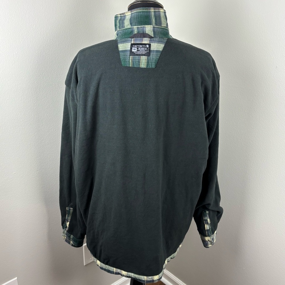 Carhartt Rugged Flex Flannel Fleece-Lined Shirt Jacket Men's Sz XXL 2XL Shacket - Picture 12 of 12